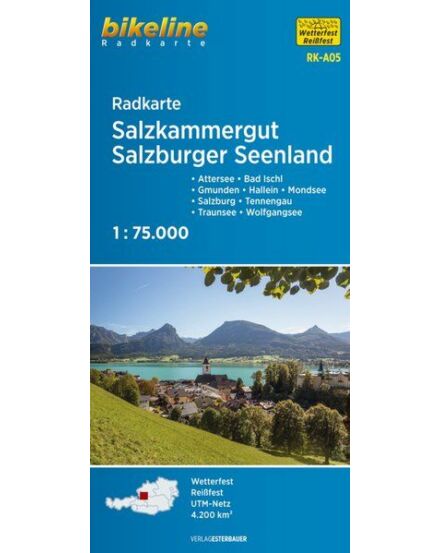 Cartographia Salzkammergut kerékpáros térkép - Esterbauer - 9783850000697