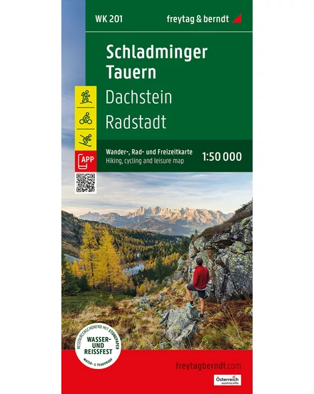 Cartographia WK201 Schladminger Tauern- Radstadt- Dachstein turistatérkép - Freytag 9783707924312