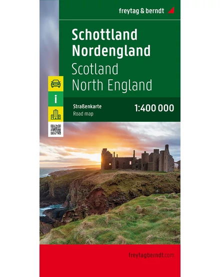 Cartographia Skócia - Észak-Anglia autótérkép - Freytag -9783707905878