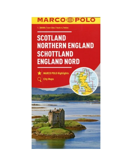 Cartographia Skócia és Észak-Anglia térkép 9783829737937