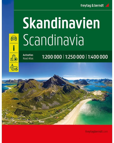 Cartographia - Skandinávia autóatlasz - Freytag - 9783707919905