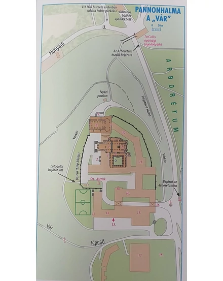 Sokoró, (Pannonhalmi-dombság, Szemere, Csanak) Cuha völgye turistatérkép 1:50 000