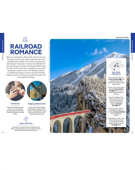 Svájc útikönyv Lonely Planet (angol)