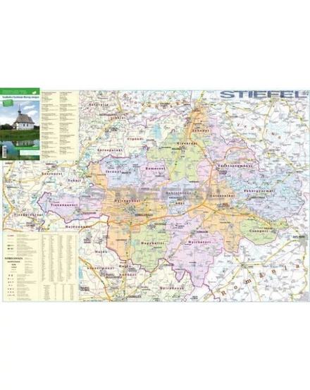 Szabolcs-Szatmár-Bereg megye térképe - Stiefel