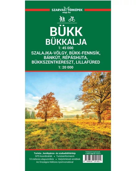 Cartographia-Bükk, Bükkalja turista-, biciklis- és szabadidőtérkép 9789639251601