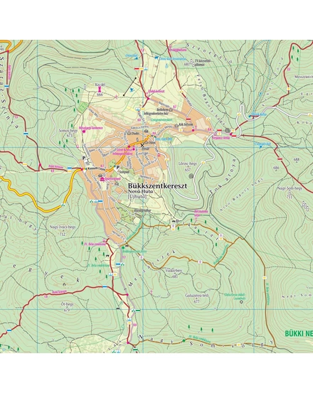 Cartographia-Bükk, Bükkalja turista-, biciklis- és szabadidőtérkép 9789639251601