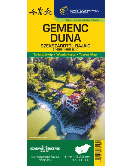 Cartographia Gemenc / Duna (Szekszárd-Baja) turistatérkép-9786155864230