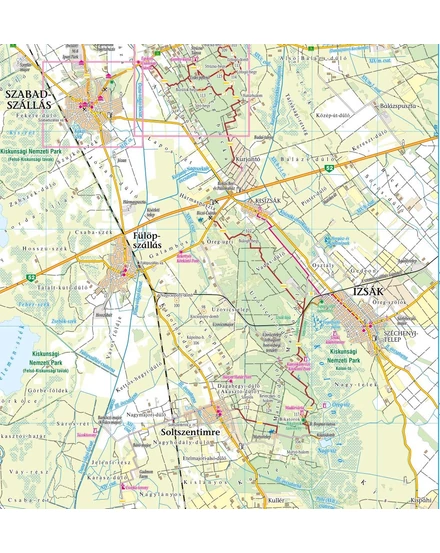 Felső-Kiskunság turistatérkép 9786155864025