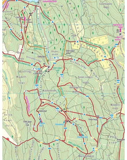 Cartographia Szekszárdi-dombság, Geresdi-dombság turistatérkép-9786155864247
