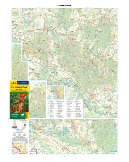 Cartographia Zalai-dombság déli rész turistatérkép 1: 50 000 5999570430339