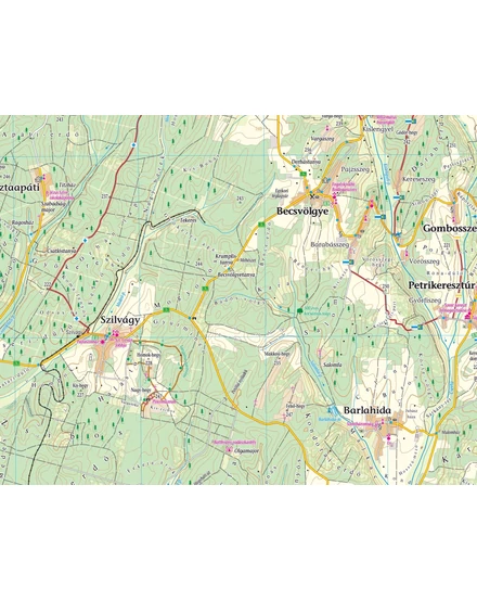 Cartographia Zalai-dombság (északi rész), Göcsej és Vasi-hegyhát turistatérkép-9786155864216