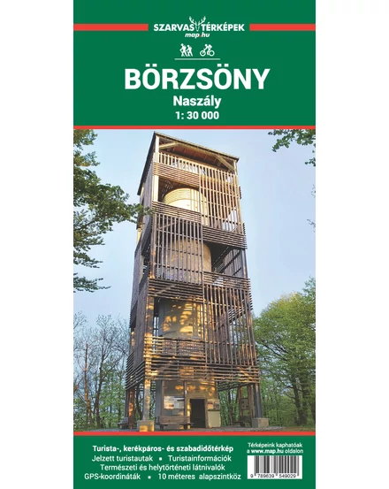 Cartographia Börzsöny, Naszály, Helembai-hegység turistatérkép 9789639549029
