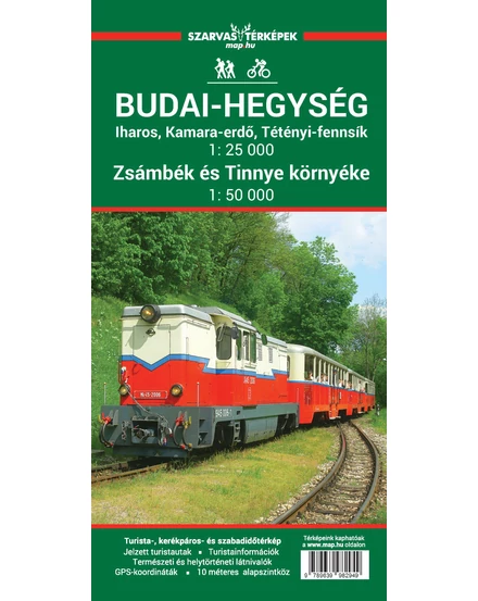 Cartographia Budai-hegység turistatérkép 9789639982949