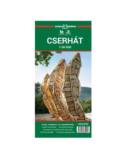 Cartographia Cserhát, Naszály, Nógrád, Karancs turistatérkép 9786155864001