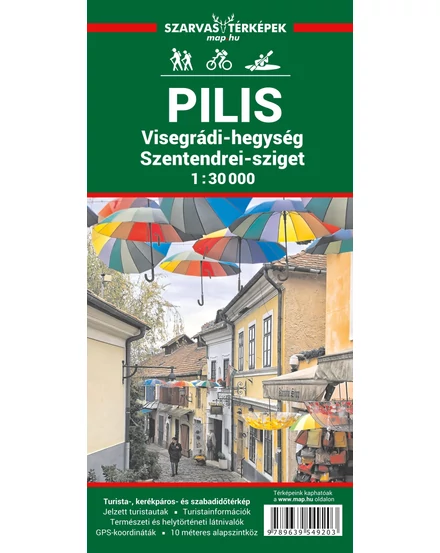 Cartographia Pilis, Visegrádi-hegység turistatérkép 9789639549203