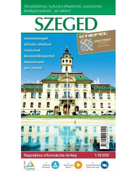 Cartographia Szeged várostérkép - Stiefel 9786156047021