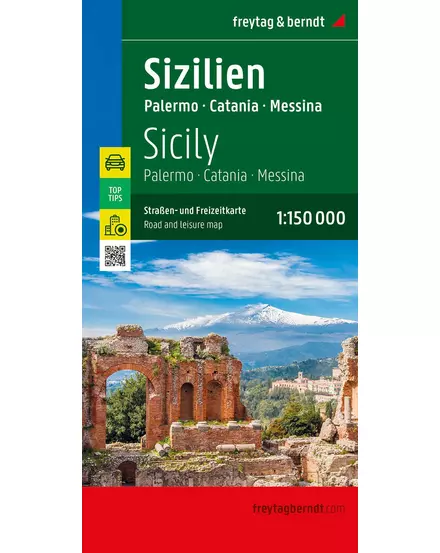 Cartographia Szicília, Palermo térkép-Freytag-9783707922295