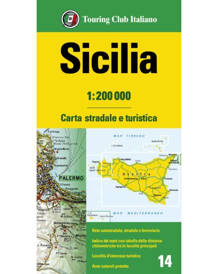 Cartographia Szicília régiótérkép 9788836576425