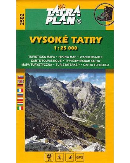 Cartographia TP2502 Magas-Tátra turistatérkép (szlovák nyelvű) -9788387873752