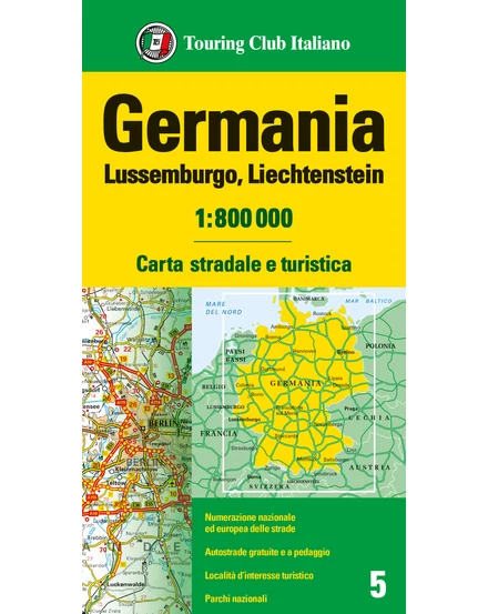 Cartographia Nagy-Britannia, Írország autótérkép - TCI - 9788836581467