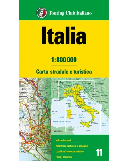 Cartographia Olaszország térkép-TCI-9788836583270