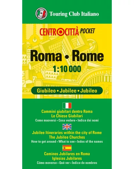 Cartographia Róma mini várostérkép - TCI - 9788836583287