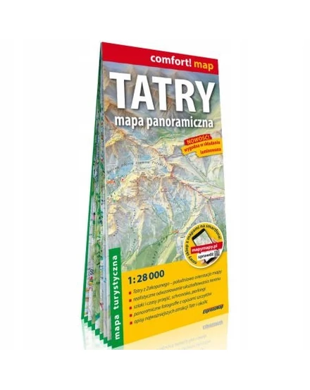 Cartographia - Tátra laminált panorámatérkép - 9788381909020