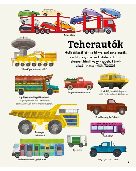 Cartographia Teherautók és egyéb kerekes járgányok -HVG-9789635652488