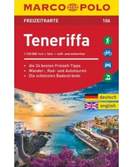 Cartographia Tenerife szabadidőtérkép - Marco Polo - 9783829743488
