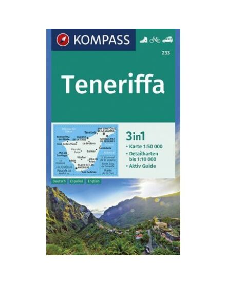 Cartographia  - K 233 Tenerife turistatérkép