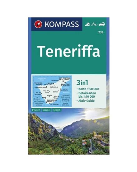 Cartographia K 233 Tenerife turistatérkép 9783990445686