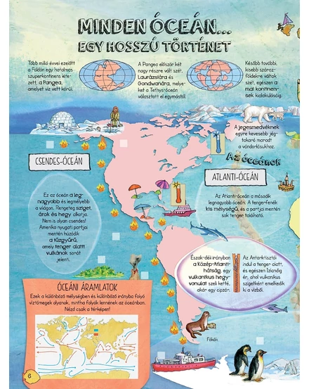 Cartographia Tengerek és óceánok - Szórakoztató tudomány-Napraforgó-9789634832935