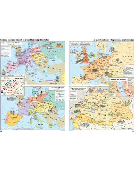 Cartographia Történelmi atlasz 5-8. osztályosoknak (MS-4115)-Mozaik -9789636975326
