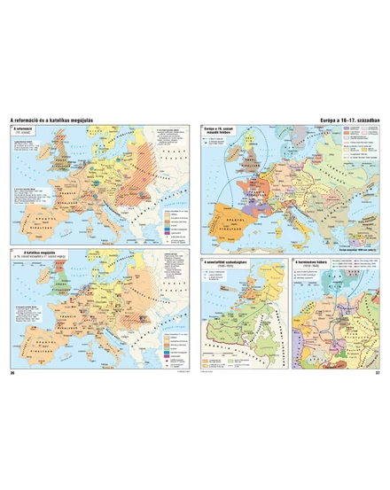 Cartographia Történelmi atlasz középiskolásoknak (MS-4116) - Mozaik - 9789636976620