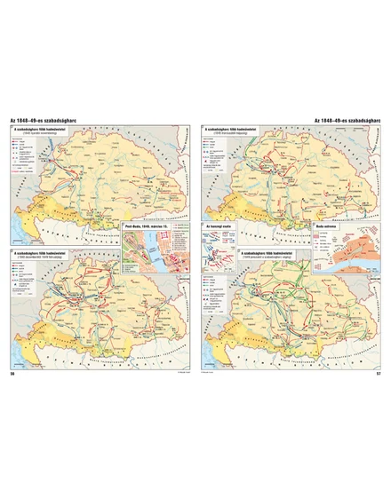 Cartographia Történelmi atlasz középiskolásoknak (MS-4116) - Mozaik - 9789636976620