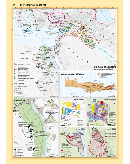 Cartographia Földrajzi + Történelmi világatlaszok elegáns DÍSZDOBOZBAN -Új kiadások-9789633539859