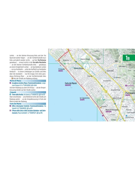 Cartographia Toszkána kerékpárutak kalauza (német) - Esterbauer-9783850000499