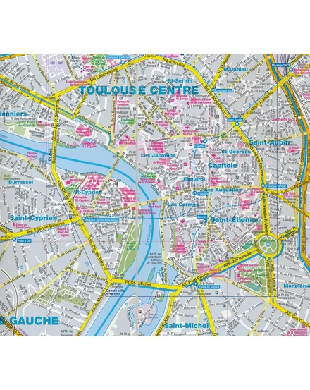 Cartographia Toulouse Comfort várostérkép (laminált) - Expressmap-9788381903769