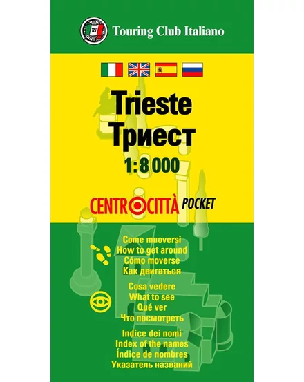 Cartographia Trieszt mini várostérkép - TCI - 9788836578108