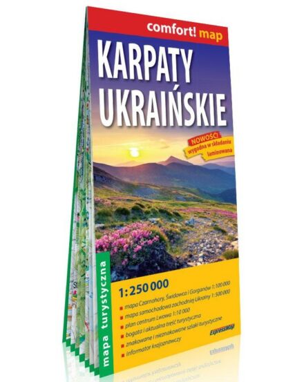 Cartographia - Ukrán-Kárpátok Comfort térkép - 9788380464162