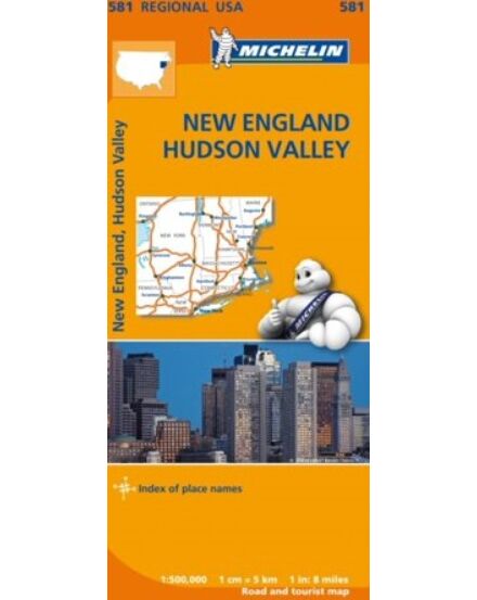 Cartographia USA régiótkp.- New-England, Hudson öböl 0581 9782067184541
