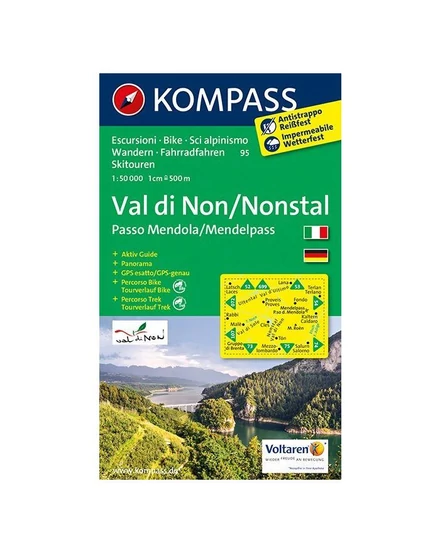 Cartographia K 95 Val di Non / Passo Mendola ttkp.1:50 000 9783990442524