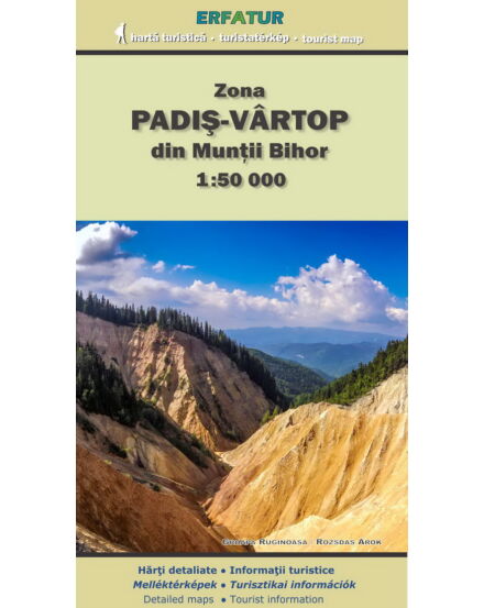 Vârtop-Pádis turistatérkép 1:40 000 - Dimap - Cartographia