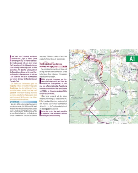 Cartographia Vasfüggöny kerékpárút kalauz Hof-tól Szegedig (német) - Esterbauer-9783711100177