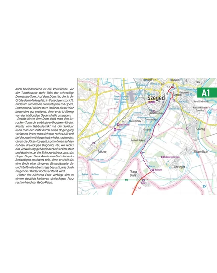 Cartographia Vasfüggöny kerékpárút kalauz Szeged - Fekete-tenger (német) - Esterbauer-9783850007573