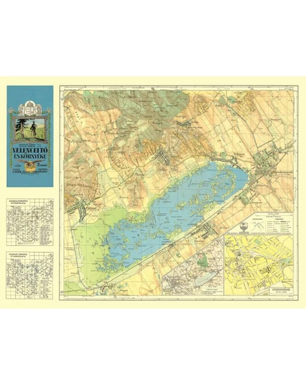 Cartographia Velencei-tó térkép  ív (1929) - HM