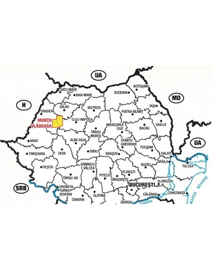Cartographia - Vlegyásza-hegység turistatérkép MN13