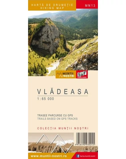 Cartographia Vlegyásza-hegység turistatérkép MN13 -  Schubert & Franzke 5948490930245