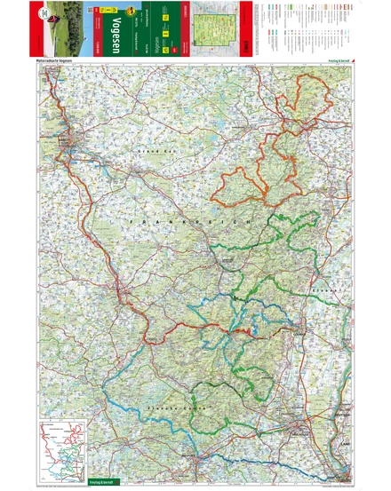 Cartographia Vogézek motoros térkép - Freytag-9783707919844