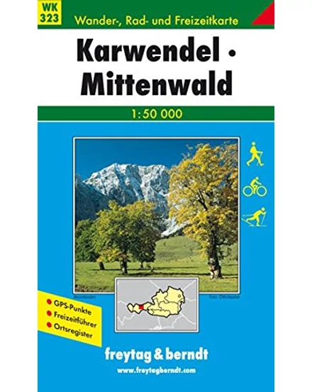 Cartographia WK 323 Karwendel Mittenwald turistatérkép - Freytag 9783850847506